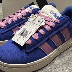 Adidas Grand Court Alpha 00s in Blue and Purple- Women’s size 8 NWT in box